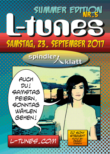 L-tunes Flyer September - front